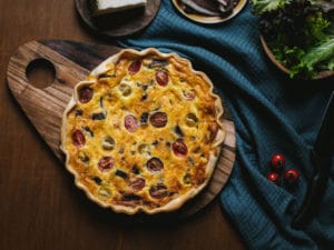 Lire la suite à propos de l’article Quiche au magret fumé, tomate cerise et Gordo