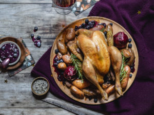 Lire la suite à propos de l’article Chapon sauce aux myrtilles
